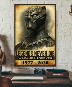 Black Panther legends never die Wakanda Forever poster 3