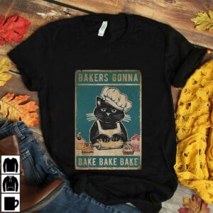 Black cat bakers gonna bake bake bake poster