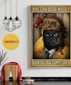 Black cat pilot mike echo oscar whiskey how do you copy poster 1