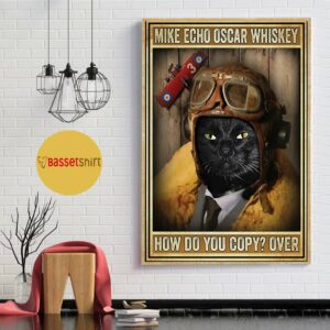 Black cat pilot mike echo oscar whiskey how do you copy poster 1