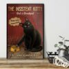 Black cat the insistent kitty bed & breakfast poster