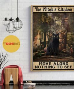 Black cat the witchs kitchen move along nothing to see poster 1
