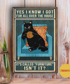 Black cat yes I know I got fur all over the house poster 3 Black cat yes I know I got fur all over the house poster 4