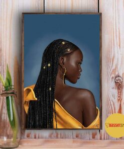 Black girl hair braid brown skin beautiful melanin poster canvas 2 Black girl hair braid brown skin beautiful melanin poster canvas 3