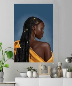 Black girl hair braid brown skin beautiful melanin poster canvas 3 Black girl hair braid brown skin beautiful melanin poster canvas 4