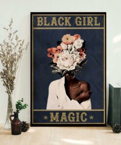 Black girl magic African American poster 1