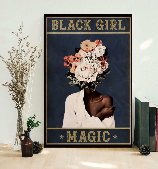 Black girl magic African American poster