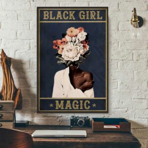 Black girl magic African American poster 3