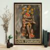 Black queen girl love yourself poster