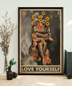 Black queen girl love yourself poster 1
