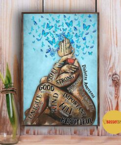 Black woman diabetes awareness poster 3