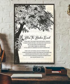 Bless the broken road poster canvas 2 Bless the broken road poster canvas 3