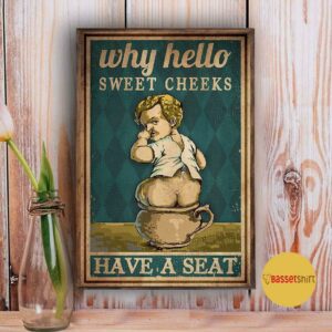 Blonde Baby why hello sweet cheeks have a seat poster 3