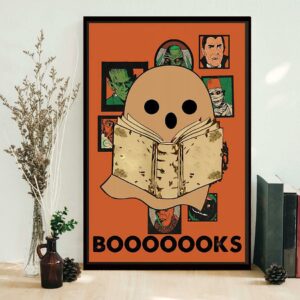 Boo Halloween books poster