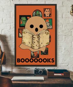 Boo Halloween books poster 3