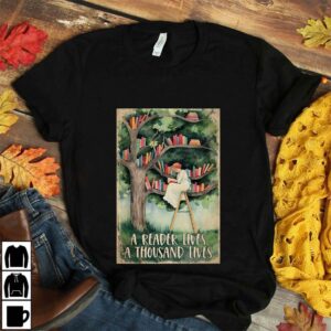 Book tree a reader lives thousand life poster