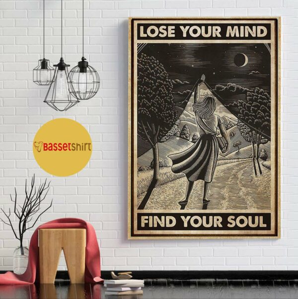 Book way into the forest lose your mind find your soul poster