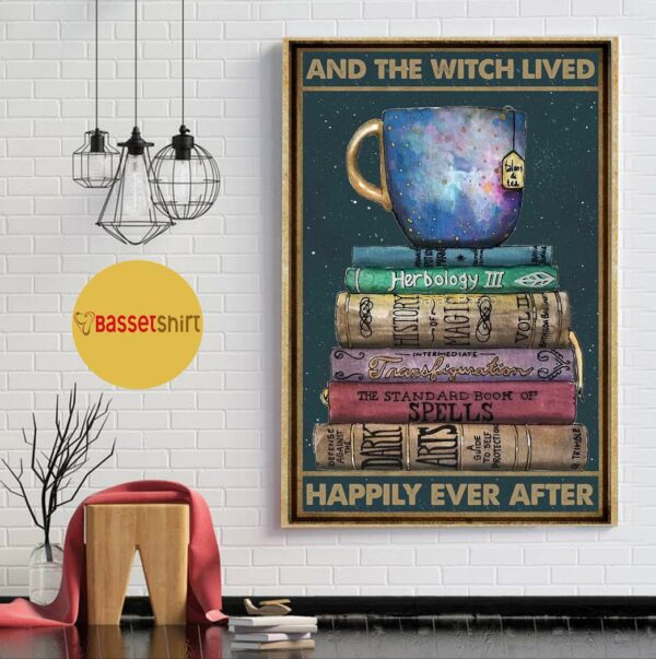 Books and the witch lived happily ever after poster