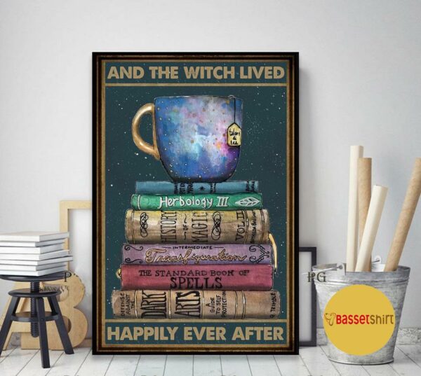 Books and the witch lived happily ever after poster