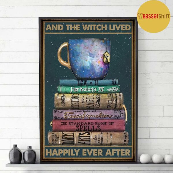 Books and the witch lived happily ever after poster