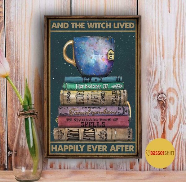 Books and the witch lived happily ever after poster