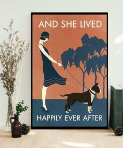 Boston Terrier and she lived happily ever after poster 1