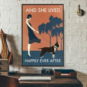 Boston Terrier and she lived happily ever after poster 3