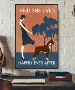 Boxer dog and she lived happily ever after poster 2 Boxer dog and she lived happily ever after poster 3