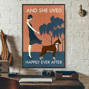 Boxer dog and she lived happily ever after poster 3