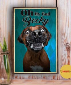 Boxer oh my god becky poster canvas 2 Boxer oh my god becky poster canvas 3