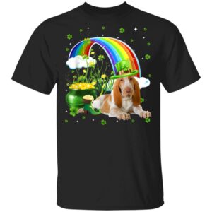 Bracco Italiano St Patricks Day Irish Shamrock Dog T-Shirt, Long Sleeve, Tank Top