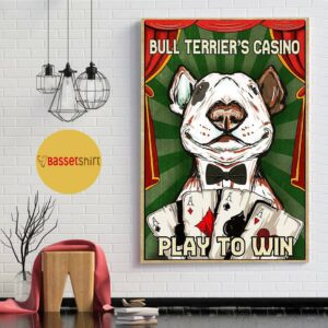 Bull Terrers Casino play to win vertical poster 1