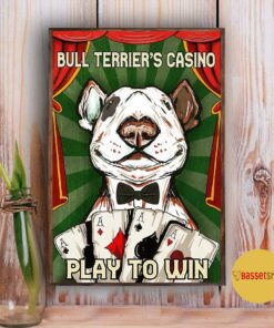 Bull Terrers Casino play to win vertical poster 3