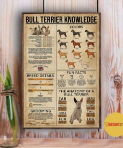 Bull Terrier Knowledge vertical canvas 2 Bull Terrier Knowledge vertical canvas 3