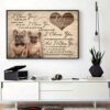 Bulldogs I choose you to do life with hand in hand side by side canvas