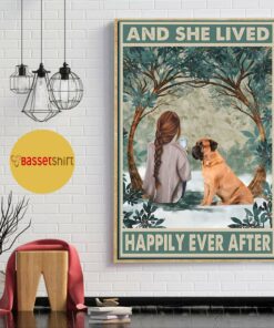 Bullmastiff dog and she lived happily ever after poster 1