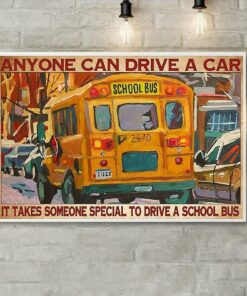 Bus driver anyone can drive a car horizontal canvas 1