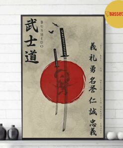 Bushido Japanese Samurai print canvas 2 Bushido Japanese Samurai print canvas 3