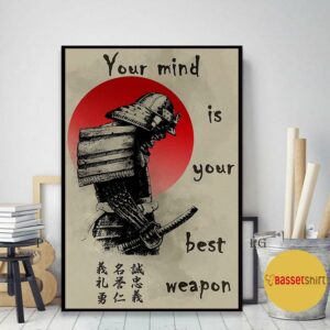 Bushido Japanese your mind is your best weapon canvas