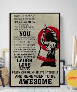 Bushido Samurai remember to awesome poster canvas 1