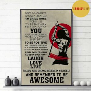 Bushido Samurai remember to awesome poster canvas 2