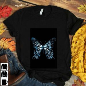 Butterfly Art The Night Black poster canvas 2