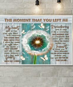 Butterfly gift the moment that you left me horizontal canvas 1 Butterfly gift the moment that you left me horizontal canvas 2