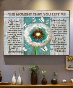 Butterfly gift the moment that you left me horizontal canvas 2 Butterfly gift the moment that you left me horizontal canvas 3