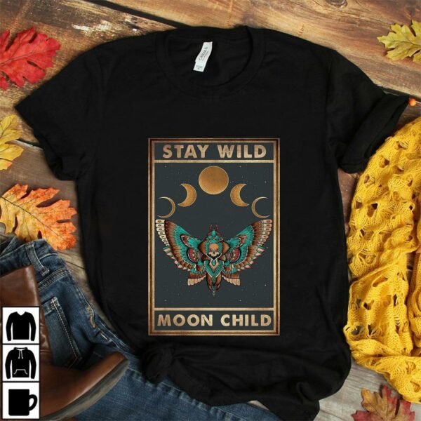 Butterfly stay wild moon child poster