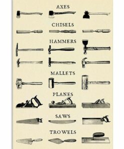 Carpenter Tools Vintage Poster Canvas 2