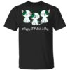 Cat Irish T-shirt Happy St Patricks Day Shamrock Buffalo T-Shirt, Long Sleeve, Tank Top