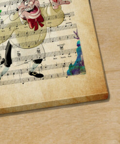 Chef Louis The Litte Mermaid Les Poissons Sheet Music Poster Canvas 2 Chef Louis The Litte Mermaid Les Poissons Sheet Music Poster Canvas 3