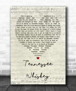 Chris Stapleton Tennessee Whiskey Script Heart Song Lyric Quote Poster Canvas 1 Chris Stapleton Tennessee Whiskey Script Heart Song Lyric Quote Poster Canvas 2