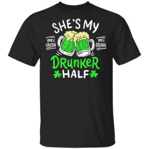 Couples St. Patricks Drinking Party Irish T-Shirt, Long Sleeve, Hoodie